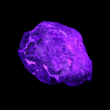 Green Garnet from Pakistan 22*18*11mm crystal 11.6g in UV light - Rocks and Things Store