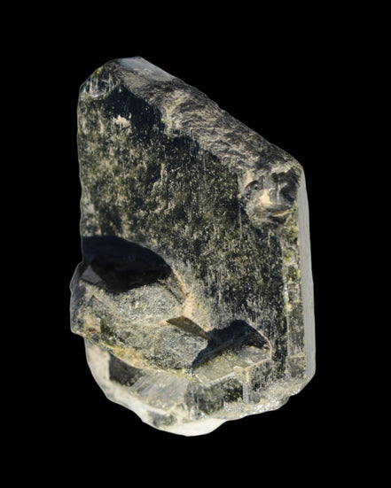 Epidote cluster large from Afghanistan 131.8g in sunshine - Rocks and Things Store