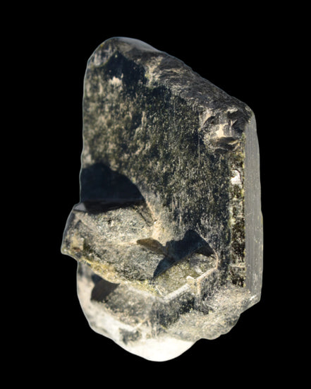 Epidote cluster large from Afghanistan 131.8g in sunshine - Rocks and Things Store