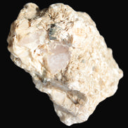 Pink Topaz with Green Tourmaline in Muscovite/Feldspar matrix 99.5g in sunlight  - Rocks and Things Store