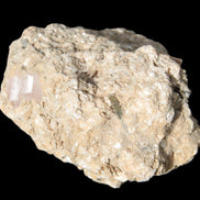 Pink Topaz with Green Tourmaline in Muscovite/Feldspar matrix 99.5g in sunlight  - Rocks and Things Store