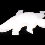 Mangano Calcite hand-carved crocodile 837g Rocks and Things Store