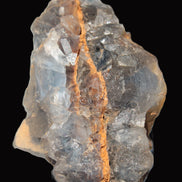 Blue cubic Fluorite double-sided cluster from Pakistan 73mm 164.9g in sunlight - Rocks and Things Store