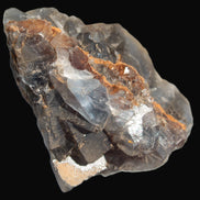 Blue cubic Fluorite double-sided cluster from Pakistan 73mm 164.9g in sunlight - Rocks and Things Store