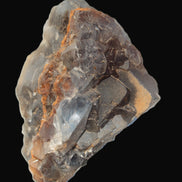 Blue cubic Fluorite double-sided cluster from Pakistan 73mm 164.9g in sunlight - Rocks and Things Store