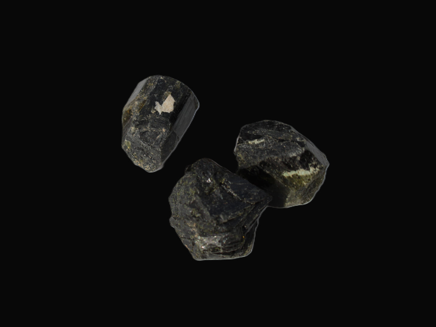 Epidote 3 crystals 58.8ct 11.7g Rocks and Things