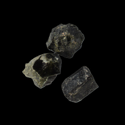 Epidote 3 crystals 58.8ct 11.7g in sunlight - Rocks and Things Store