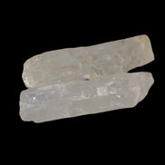 Clear Kunzite 2 crystals from Afghanistan 64.2ct 12.8g in sunshine - Rocks and Things Store