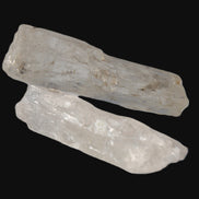 Clear Kunzite 2 crystals from Afghanistan 64.2ct 12.8g in sunshine - Rocks and Things Store