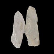 Clear Kunzite 2 crystals from Afghanistan 64.2ct 12.8g in sunshine - Rocks and Things Store