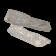 Clear Kunzite 2 crystals from Afghanistan 64.2ct 12.8g in sunshine - Rocks and Things Store