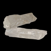 Clear Kunzite 2 crystals from Afghanistan 64.2ct 12.8g in sunshine - Rocks and Things Store