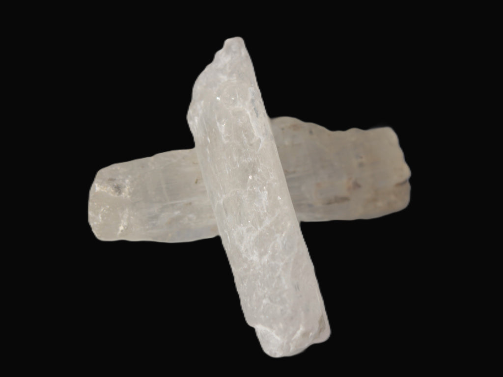 Clear Kunzite 2 crystals from Afghanistan 64.2ct 12.8g Rocks and Things