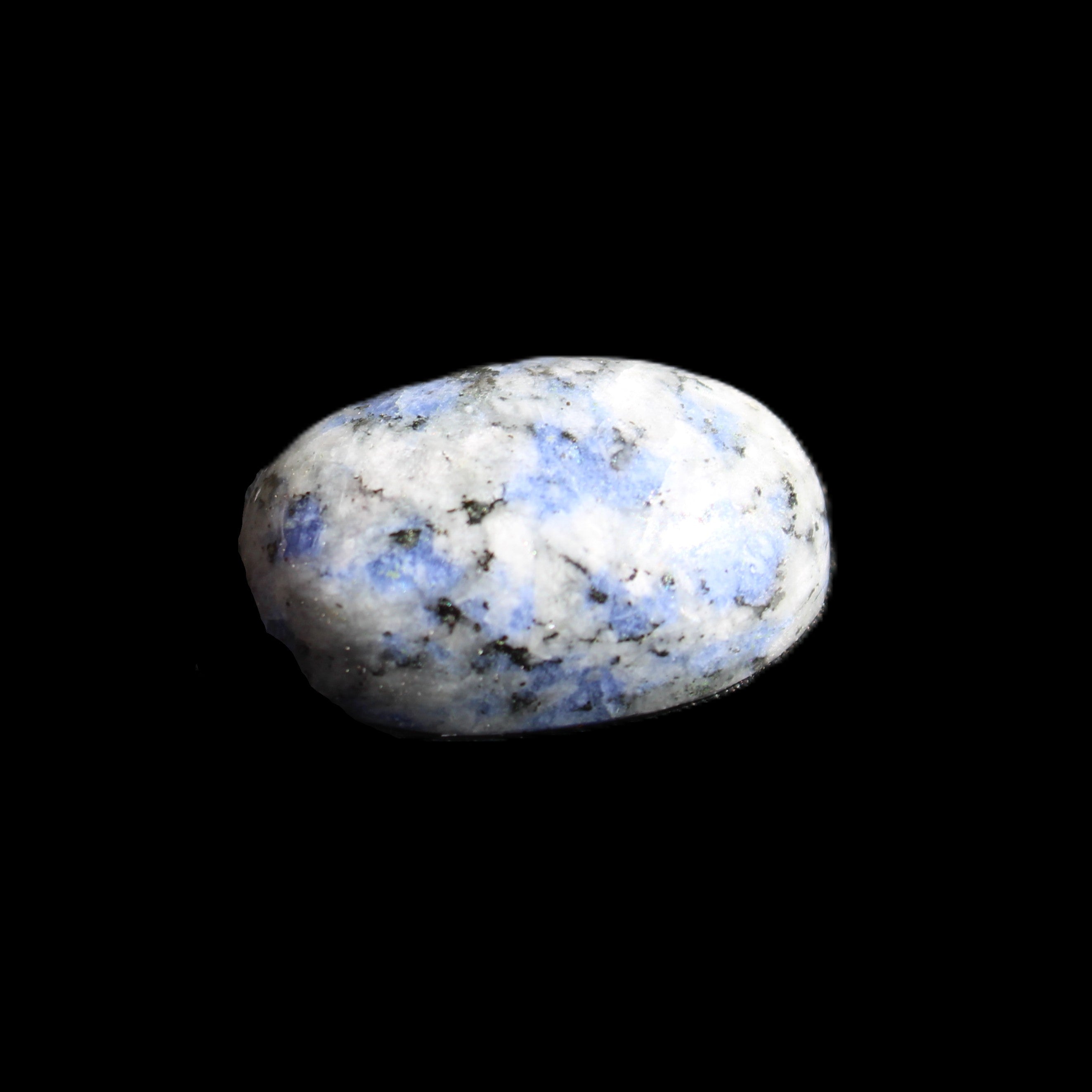 Sodalite polished cabochon 18-21mm  4-4.5g in sunlight - Rocks and Things Store