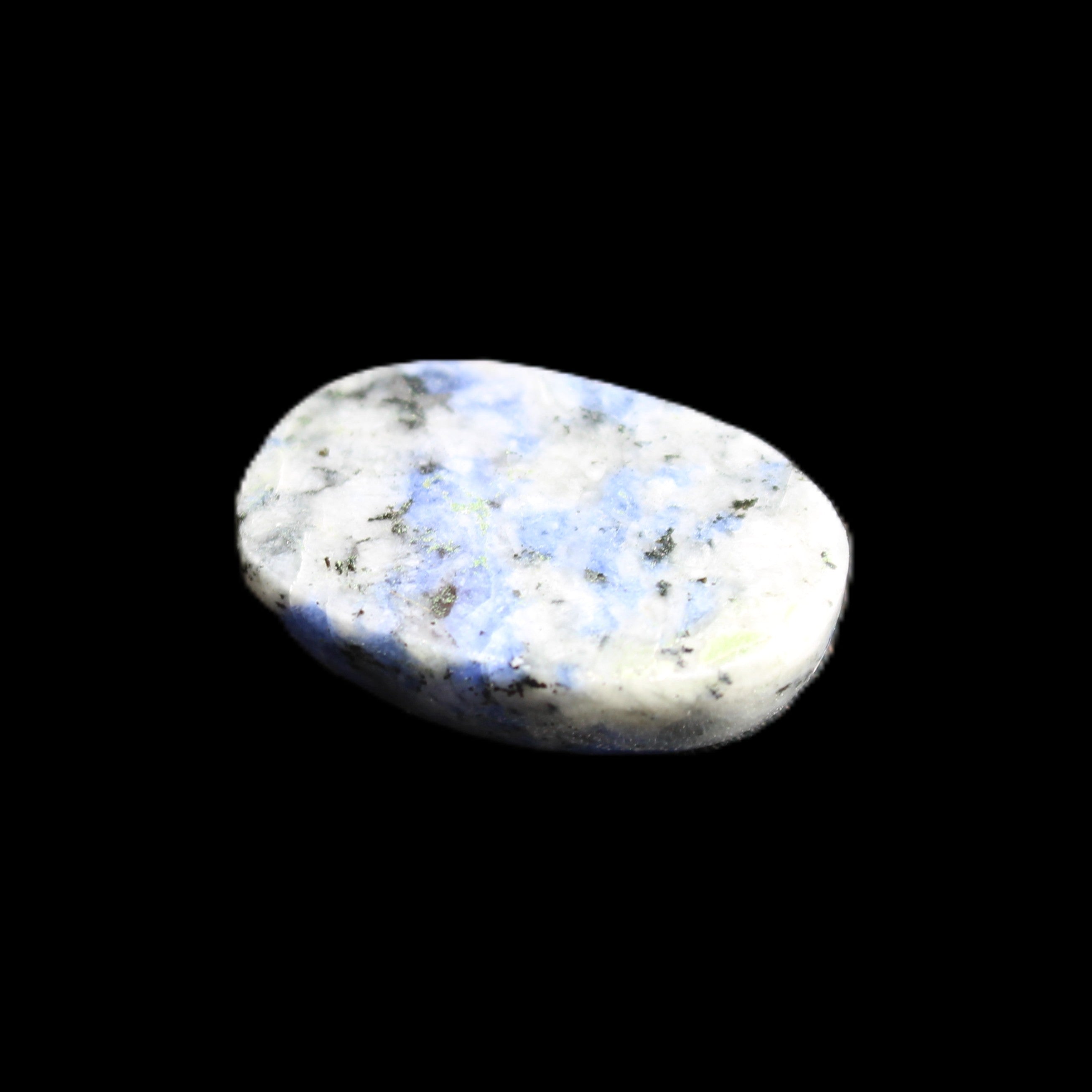 Sodalite polished cabochon 18-21mm  4-4.5g in sunlight - Rocks and Things Store