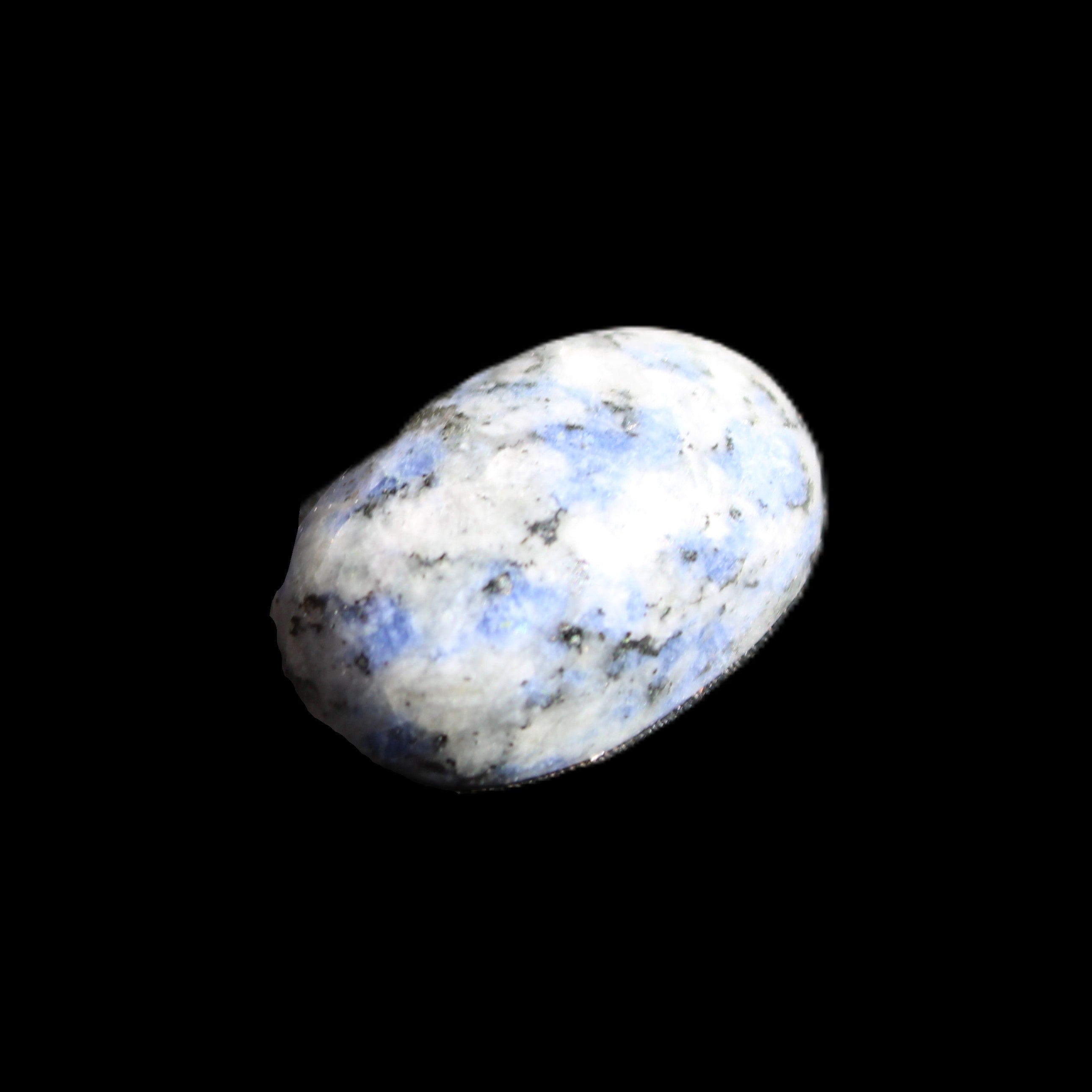 Sodalite polished cabochon 18-21mm  4-4.5g in sunlight - Rocks and Things Store