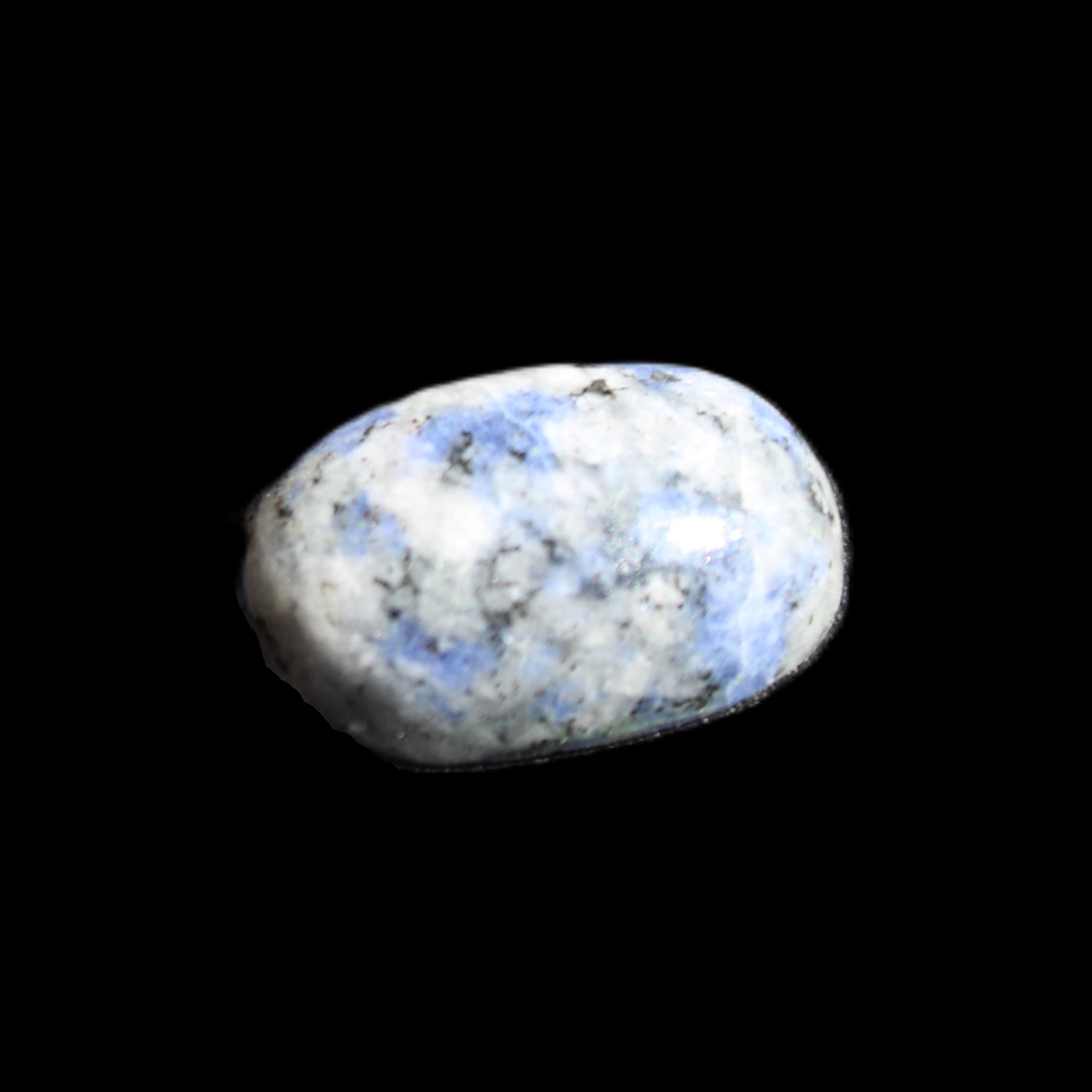 Sodalite polished cabochon 18-21mm  4-4.5g in sunlight - Rocks and Things Store