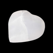 Pink Mangano Calcite heart 41mm - 44mm  44-49g Rocks and Things