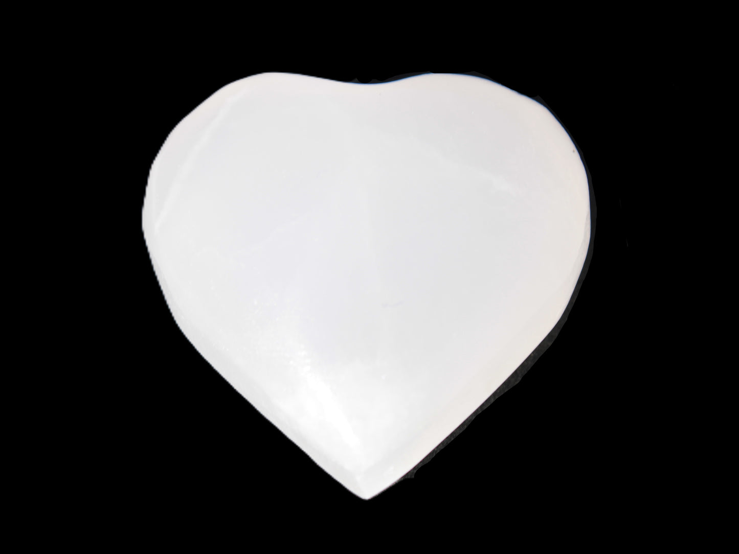 Pink Mangano Calcite heart 41mm - 44mm  44-49g Rocks and Things