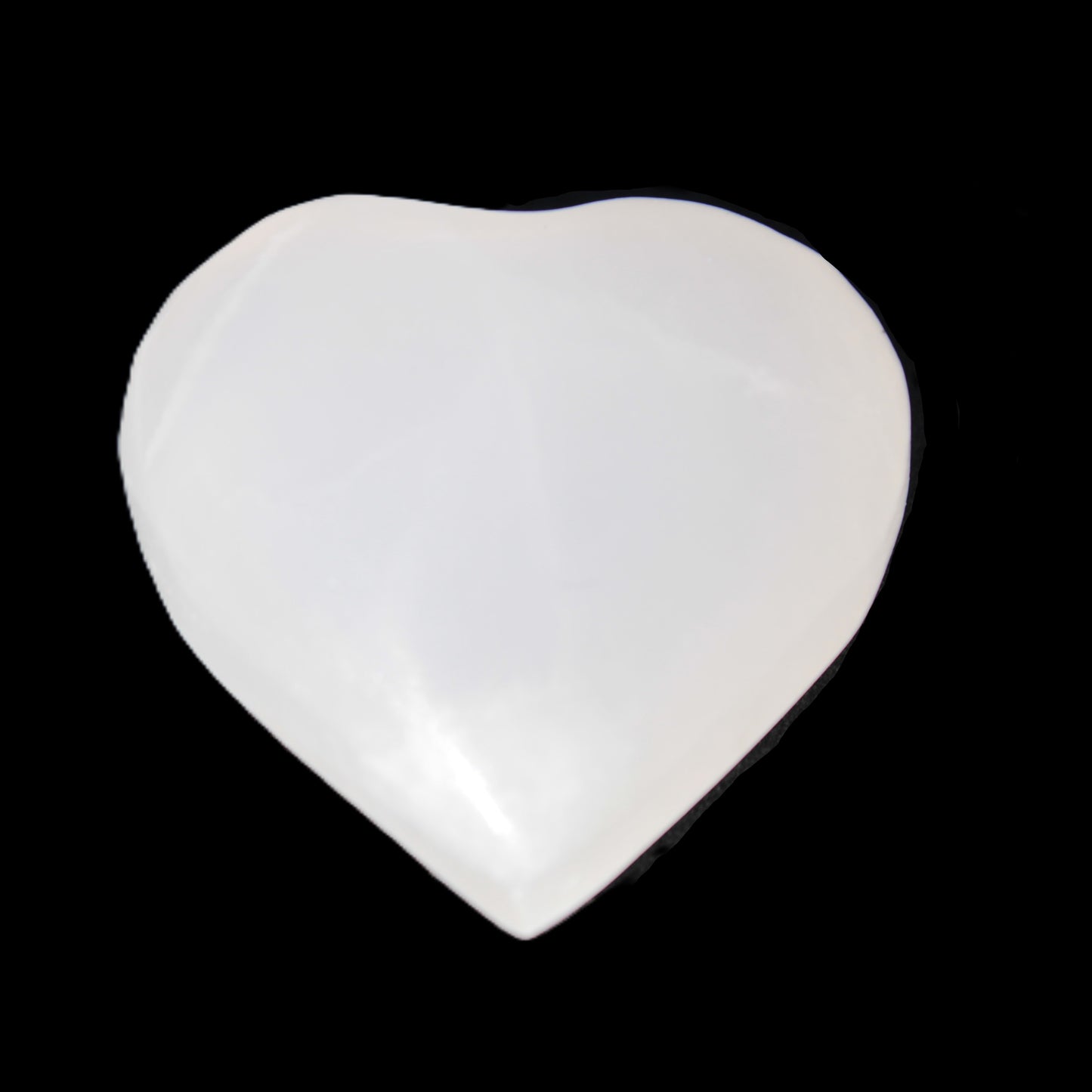 Pink Mangano Calcite heart 41mm - 44mm  44-49g Rocks and Things