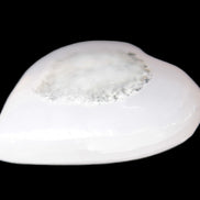 Pink Mangano Calcite heart 41mm - 44mm  44-49g Rocks and Things