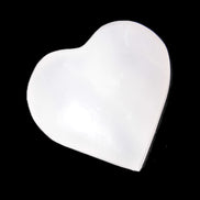 Pink Mangano Calcite heart 41mm - 44mm  44-49g Rocks and Things