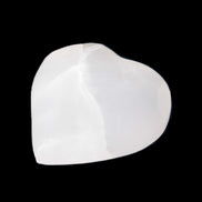 Pink Mangano Calcite heart 41mm - 44mm  44-49g Rocks and Things