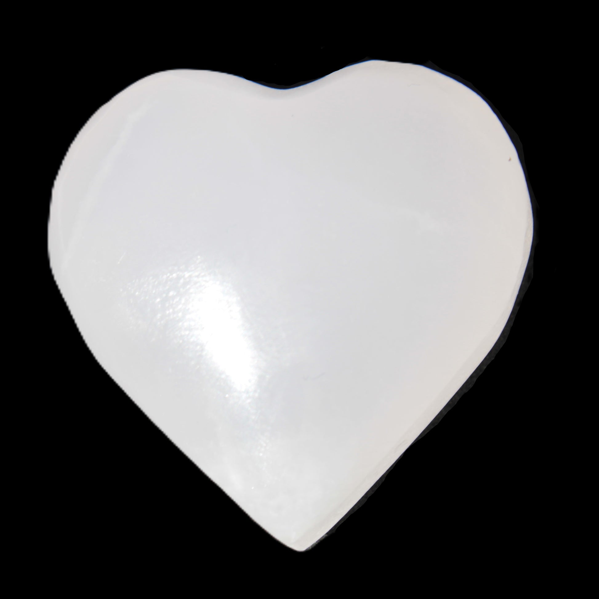 Pink Mangano Calcite heart 41mm - 44mm  44-49g Rocks and Things