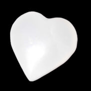 Pink Mangano Calcite heart 41mm - 44mm  44-49g Rocks and Things