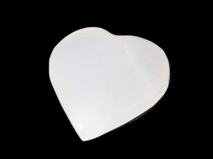 Pink Mangano Calcite heart 41mm - 44mm  44-49g Rocks and Things