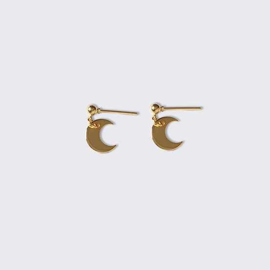 Little Moon earrings in sunlight - Rocks and Things Store