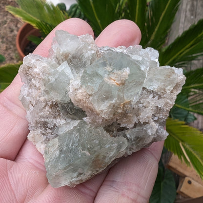 Green cubic Fluorite 97g Rocks and Things