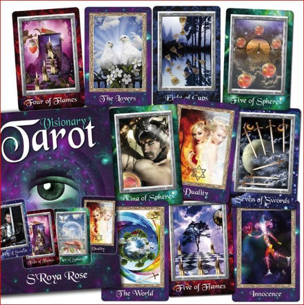 Visionary Tarot by S'Roya Rose in sunlight - Rocks and Things Store