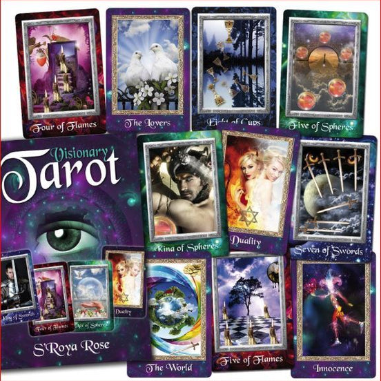 Visionary Tarot by S'Roya Rose in sunlight - Rocks and Things Store