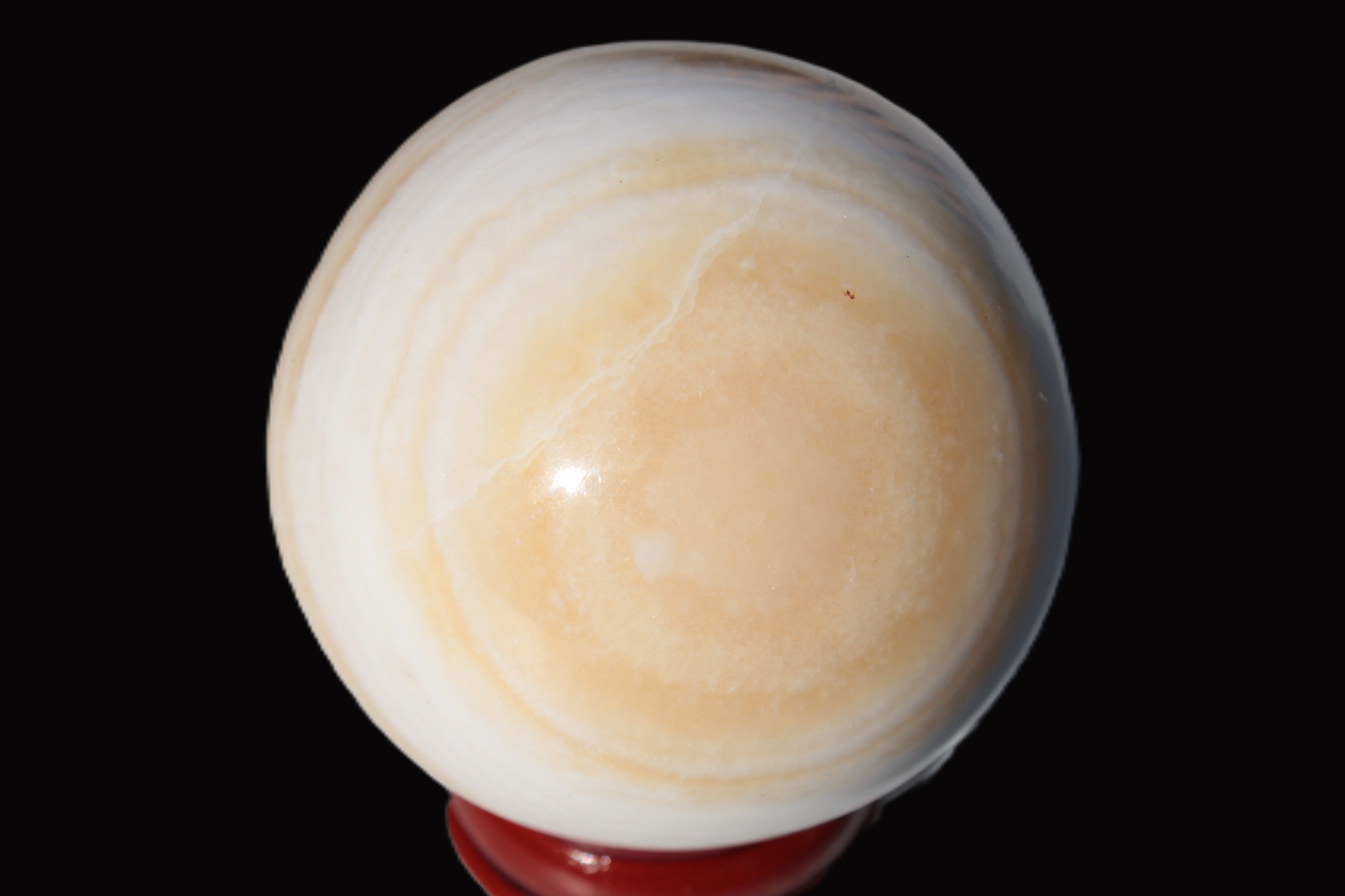 Lemon Calcite sphere 48mm 170g Rocks and Things