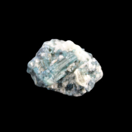 Blue Tourmaline Indicolite cluster 18mm 4.3g in sunlight - Rocks and Things Store