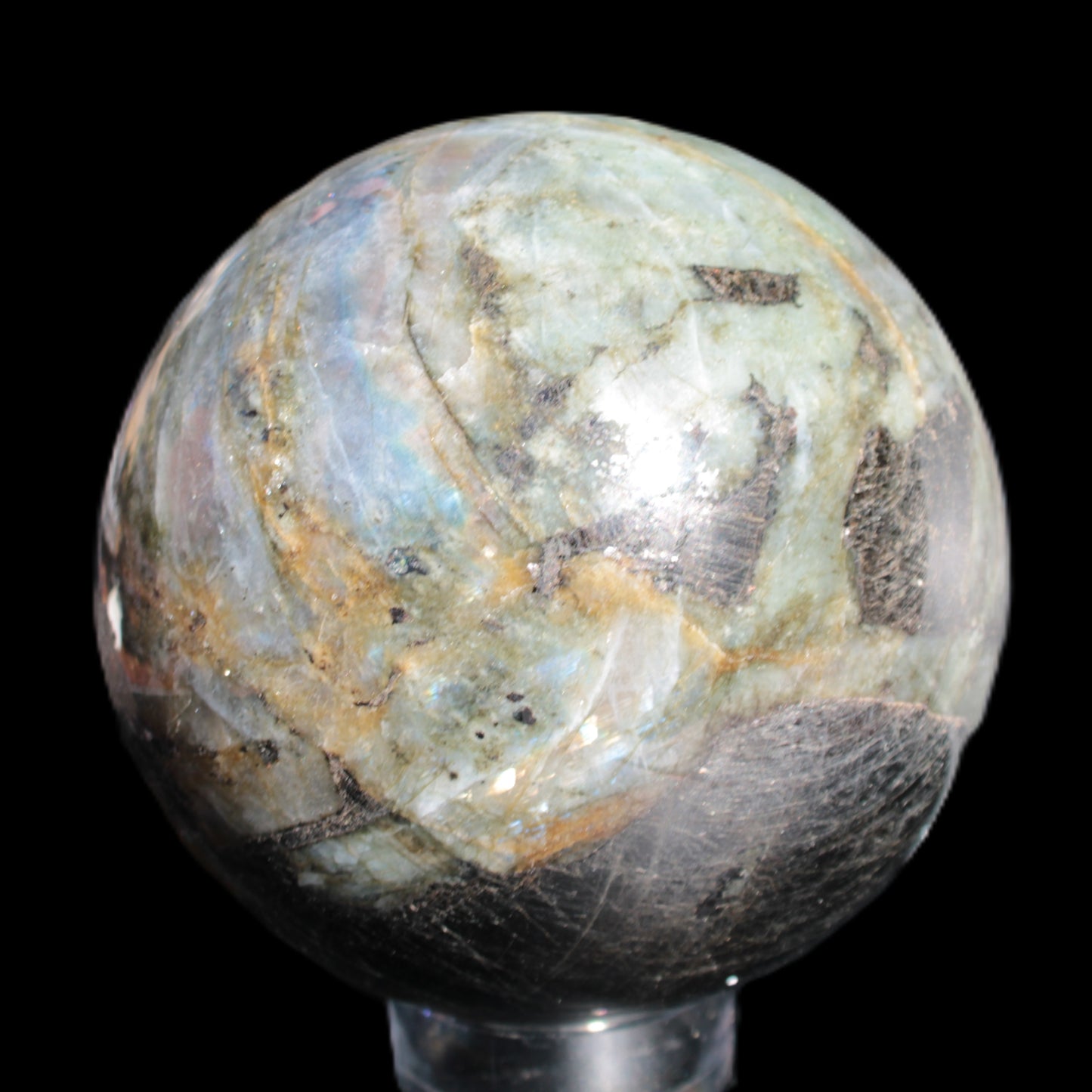 Labradorite sphere 112mm 2060g